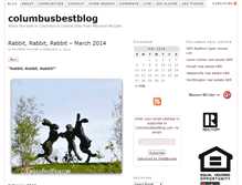 Tablet Screenshot of columbusbestblog.com